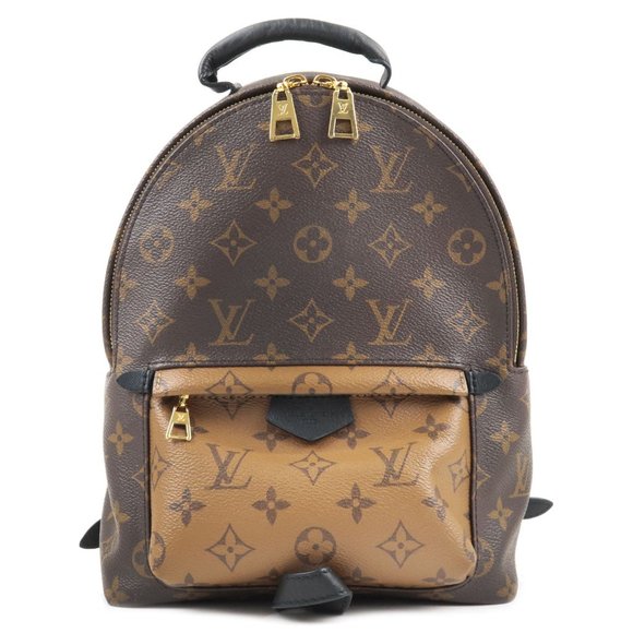 Palm Springs PM Reverse Monogram Canvas Backpack - Picture 1 of 9